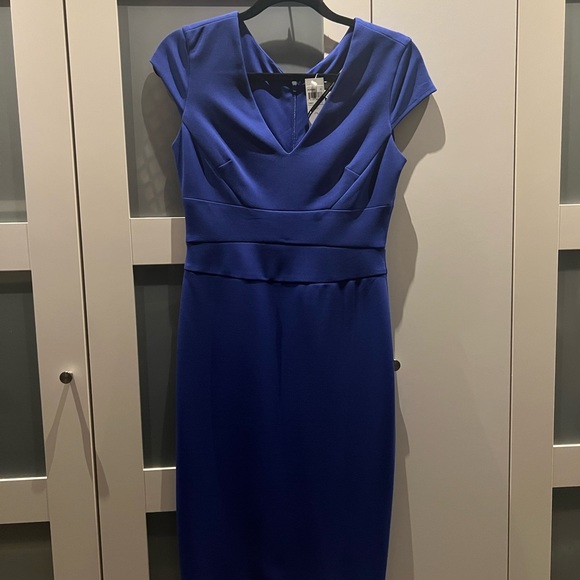 BNWT Donna Morgan Cobalt Blue Dress - Picture 2 of 3